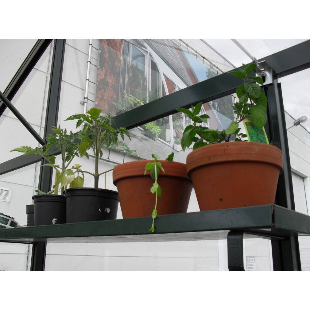 Acd set van twee schappen 86x15cm zwart